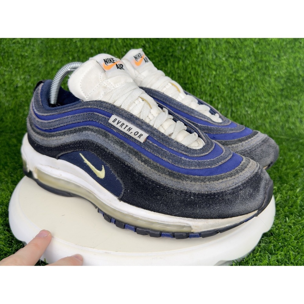Nike Men's 97 SE Air Max Lace Up Sneaker Shoes Navy/Blue DH1085-001 Mens Size 8